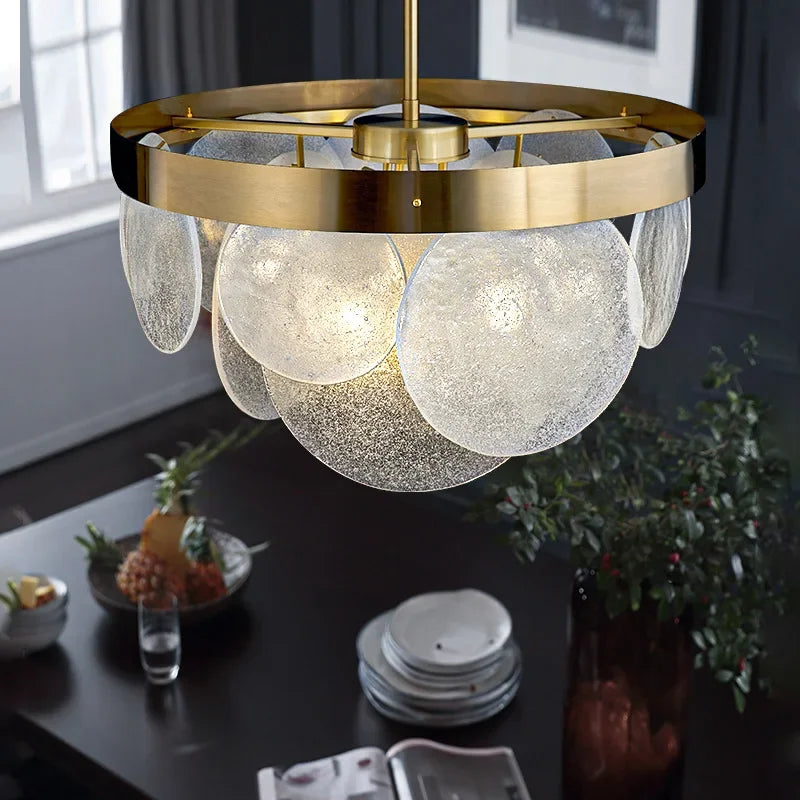 ™ LED Bubble Glass Ceiling Chandelier Light Fixture for Dining Kitchen Bedroom