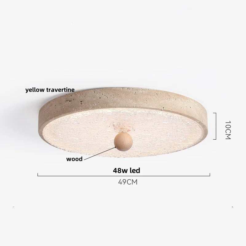 DecorBites™ LED Ceiling Lights Modern Nordic White Stone Plafond Lamp