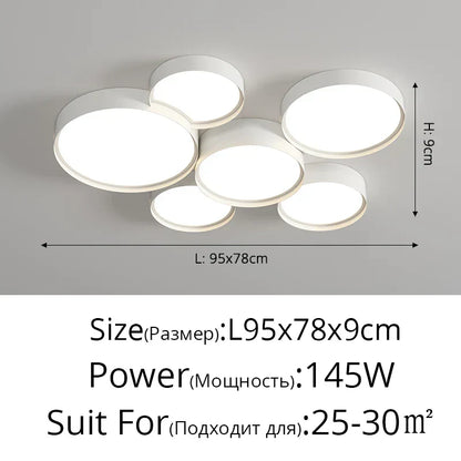 DecorBites™ Cylinder LED Chandelier Light for Home Decor & Indoor Lighting