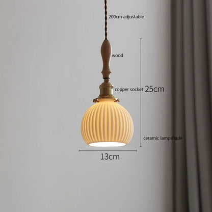 DecorBites™ Ceramic LED Pendant Lights: Elegant Home Decor for Living, Dining, and Bedroom