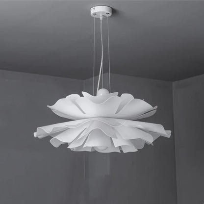DecorBites™ Acrylic Flower Pendant Chandelier: Nordic Design LED Hanging Fixture for Elegant Decor