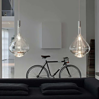 DecorBites™ LED Glass Pendant Lamp: Hotel Kitchen Restaurant Bar Chandeliers Lighting