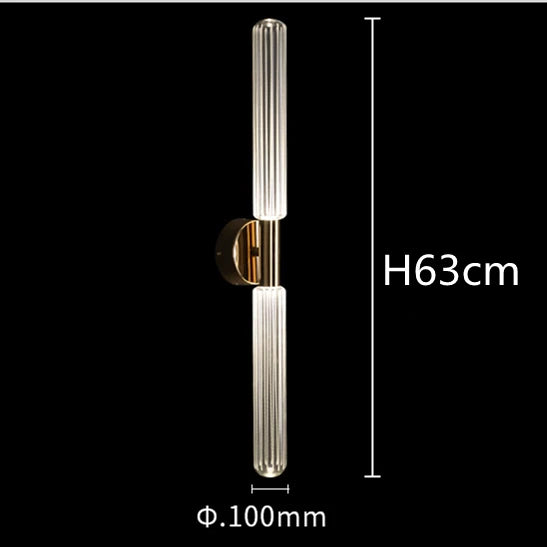 DecorBites™ Glass Tubes Chandelier LED Pendant Lamp for Modern Luxury Lighting