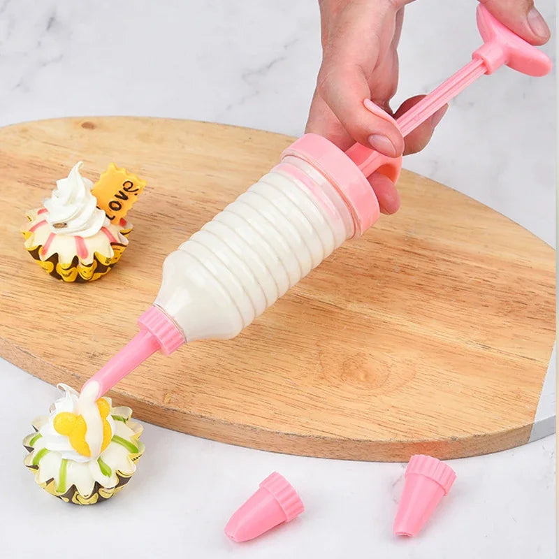 DecorBites™ Cookie Cream Cake Press Decorating Kit Butter Syringe Pastry Baking Tools