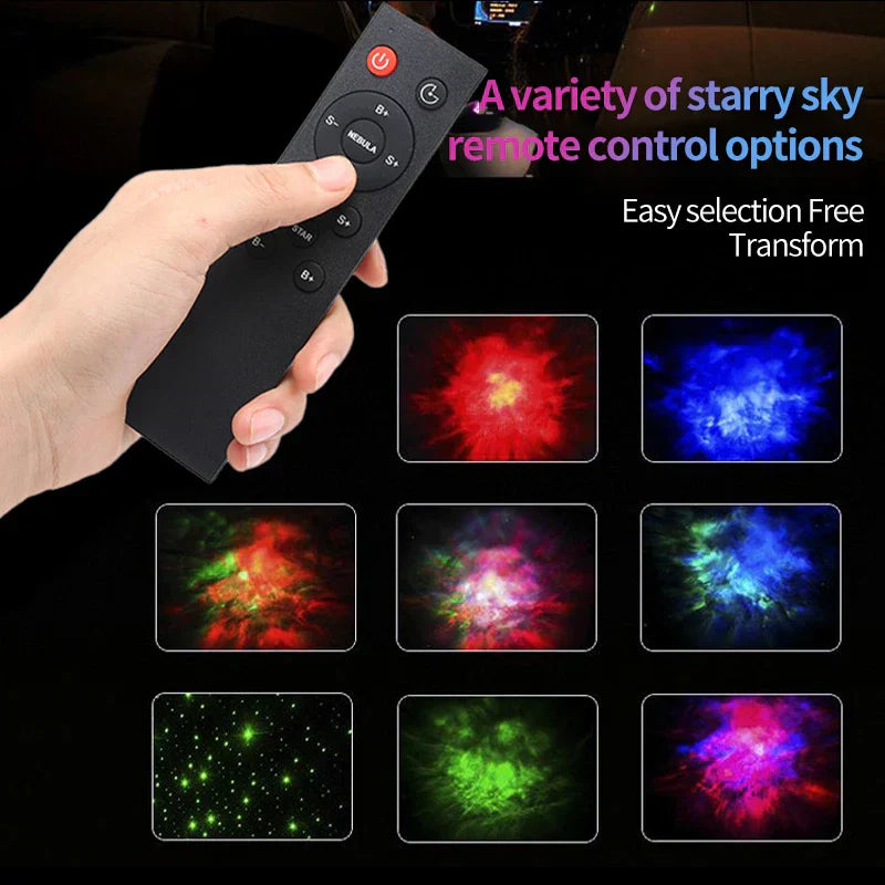 DecorBites™ Astronaut Galaxy Night Light Projector Aurora Borealis Lamp Kids Gift