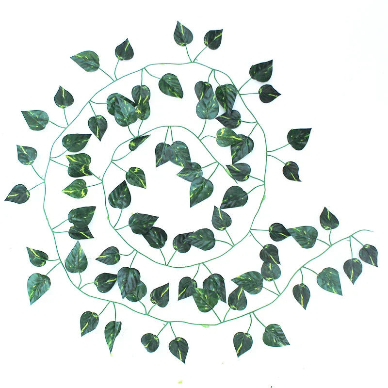 DecorBites™ Green Silk Hanging Christmas Garland for Home and Garden Decor