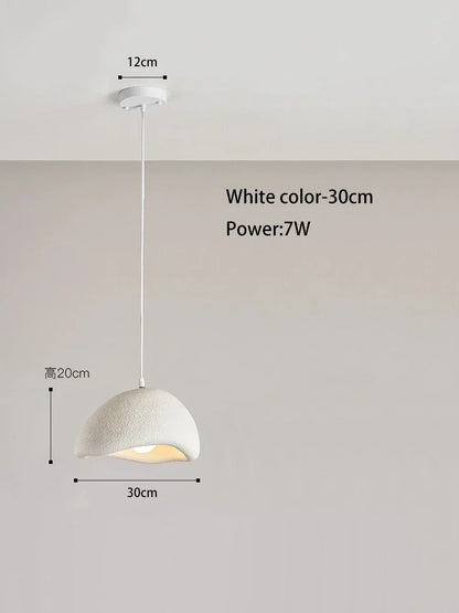 DecorBites™ Cream Cloud Chandelier: Modern LED Pendant Lamp for Home, Restaurant, Bar