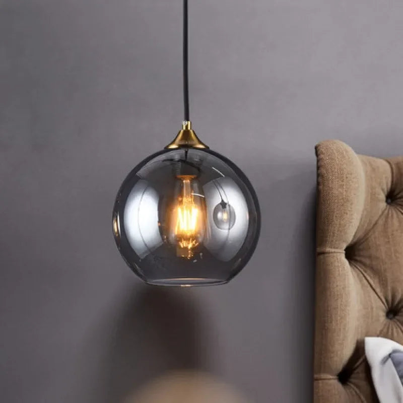 DecorBites™ LED Glass Pendant Chandelier for Kitchen Dining Bar Décor