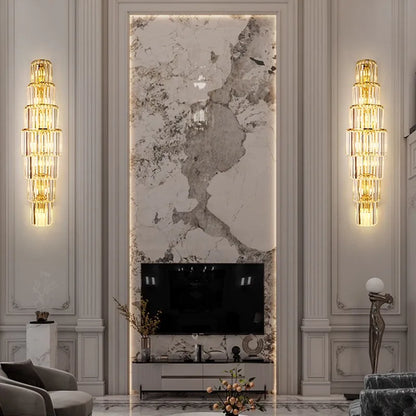 DecorBites™ Crystal Nordic Wall Lamp Modern Luxury Home Decor Wall Sconce