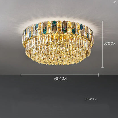 DecorBites™ Crystal Chandelier LED Lighting for Living Room