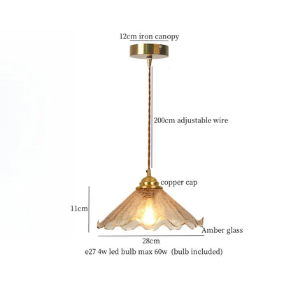 DecorBites™ Cracked Glass LED Pendant Lights for Home Decor, Restaurant, Living Room, Kitchen