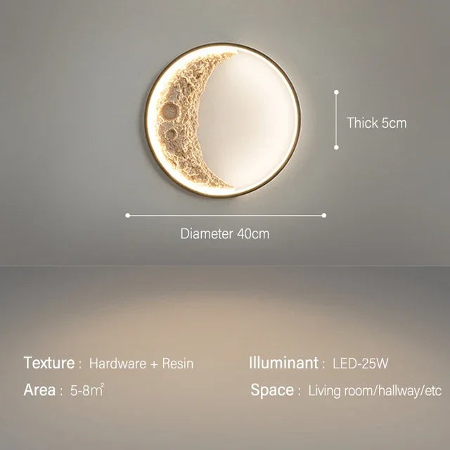 DecorBites™ Crescent Moon Wall Lamp for Bedroom and Hallway