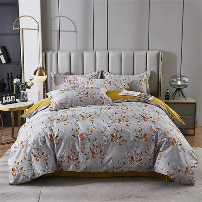 DecorBites™ 600TC Egyptian Cotton Queen King Bedding Set Duvet Cover Bed Linens