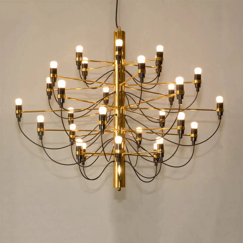 ™ LED Candle Chandelier: Elegant Italian Design Pendant Light for Home Decor