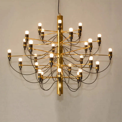 ™ LED Candle Chandelier: Elegant Italian Design Pendant Light for Home Decor