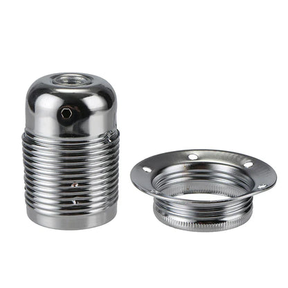 DecorBites™ Industrial Metal Lamp Base Holder E26 E27 Light Sockets for Pendant Shade
