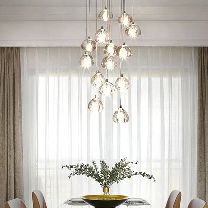DecorBites™ Crystal LED Chandelier for Luxe Living Spaces