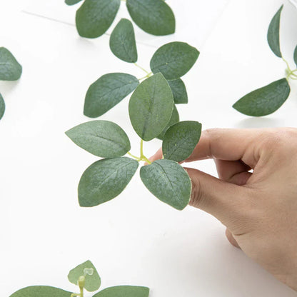 DecorBites™ 50Pcs Silk 5Leaf Artificial Roses Flowers for DIY Wedding Christmas Home Decor