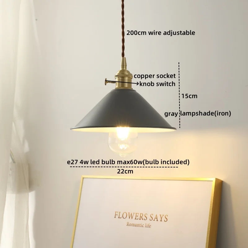 DecorBites™ LED Hanging Lamp Modern Style Nordic Pendant Lights Fixtures for Bedroom Living Room