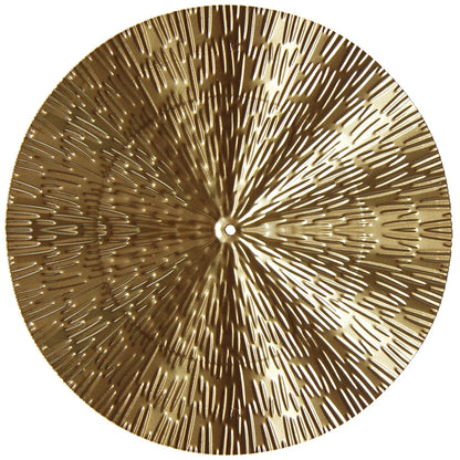 DecorBites™ Geometric Golden Metal Wall Hanging Round Ornaments - Room Decoration Accessories