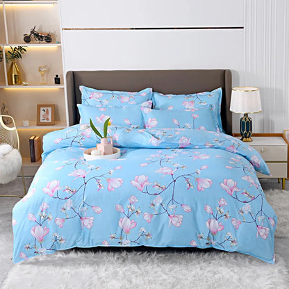 DecorBites™ Leopard Print Soft Bedding Set Duvet Cover Kit - High Quality, Skin Friendly, Comfortable