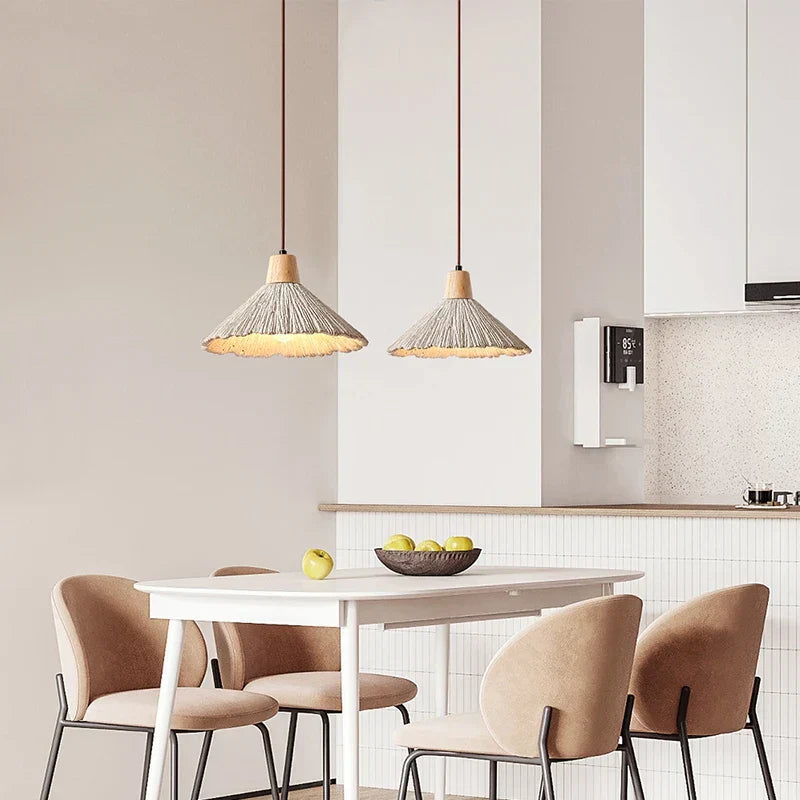 DecorBites™ Concrete Pendant Lights: LED E27 Designer Industrial Kitchen Fixture for Home Restaurant