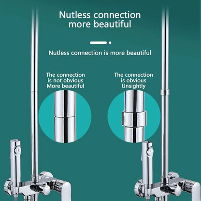 DecorBites™ Bathroom Shower Head Extension Pipe Connection - Shower Accessories