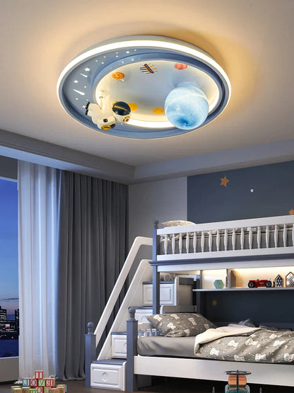 DecorBites™ Astronaut Astros Planet Ceiling Light for Child's Bedroom
