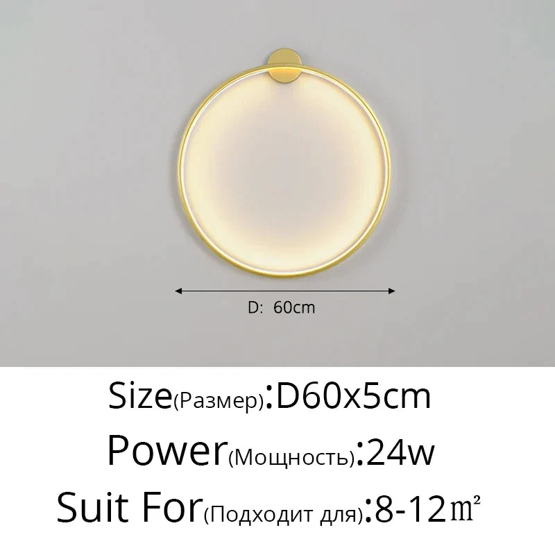 DecorBites™ Elegant Round Wall Sconces for Home Indoor Lighting