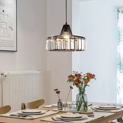 DecorBites™ Black LED Pendant Chandelier for Kitchen Dining Room, Modern Nordic Design