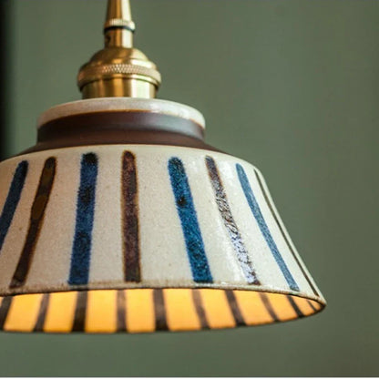 DecorBites™ Coloured Glaze Pendant Light LED Hanging Lamp for Home Dining Living Room