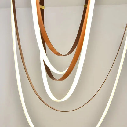 ™ LED Long Strip Chandelier for Modern Living Room and Villa
