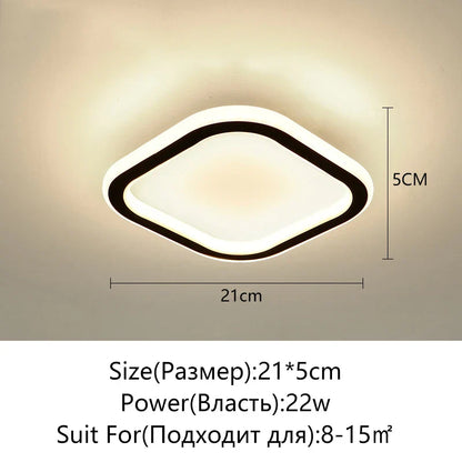 DecorBites™ LED Surface Mounted Aisle Ceiling Lights for Home Lighting
