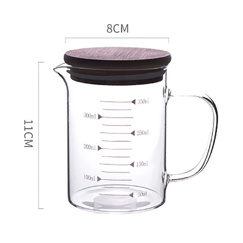 ™ Heat-Resistant Glass Beaker Mug with Thickened Scale - 2022