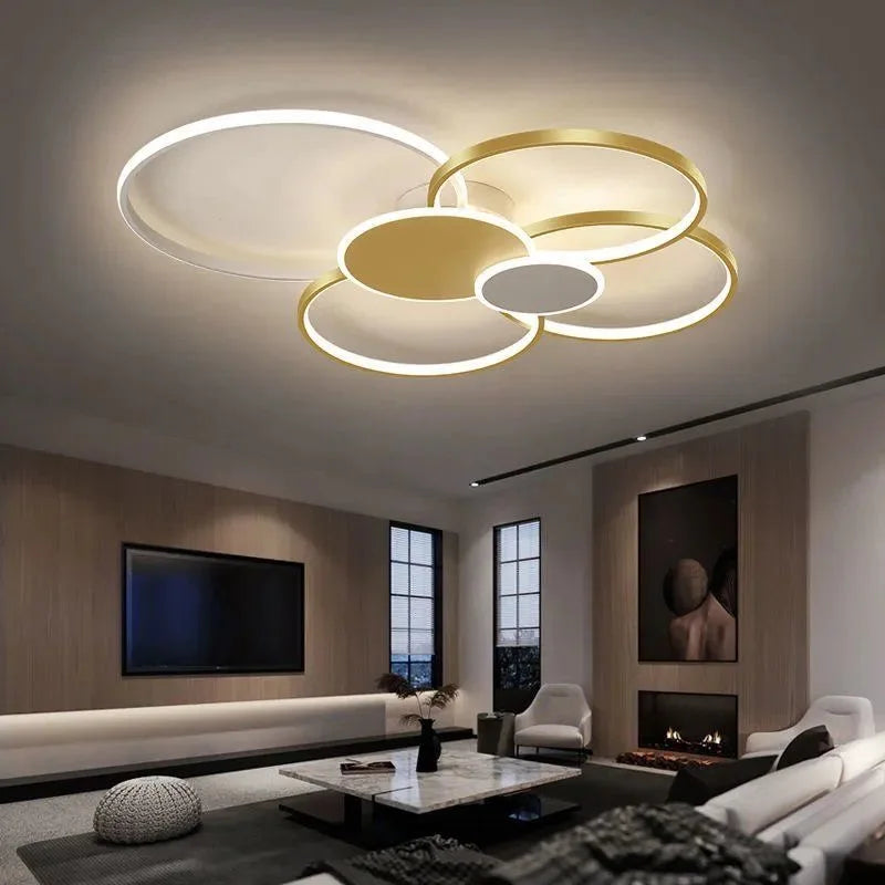 DecorBites™ LED Ceiling Chandelier Light for Living Room Bedroom Dining Hall Indoor Lighting Fixtures