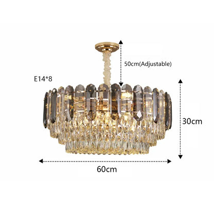 DecorBites™ Crystal LED Wall Lamp: Minimalist Luxury Lighting for Living Room TV Background