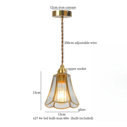 DecorBites™ Bubble Glass LED Hanging Light Minimalism Pendant Lamps