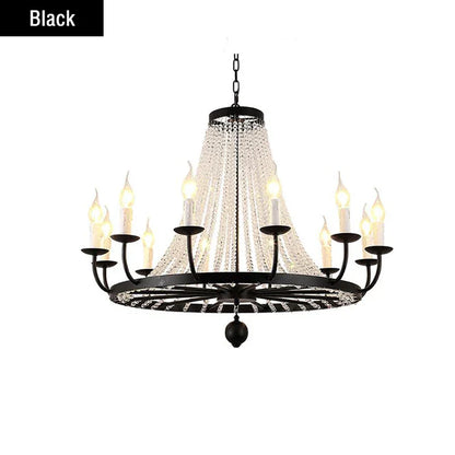 DecorBites™ Country Candle Crystal Chandelier for Home Decoration