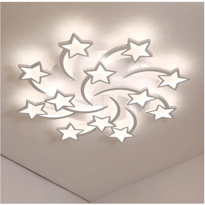 DecorBites™ LED Acrylic Chandelier Lights with Remote for Home Indoor Lighting