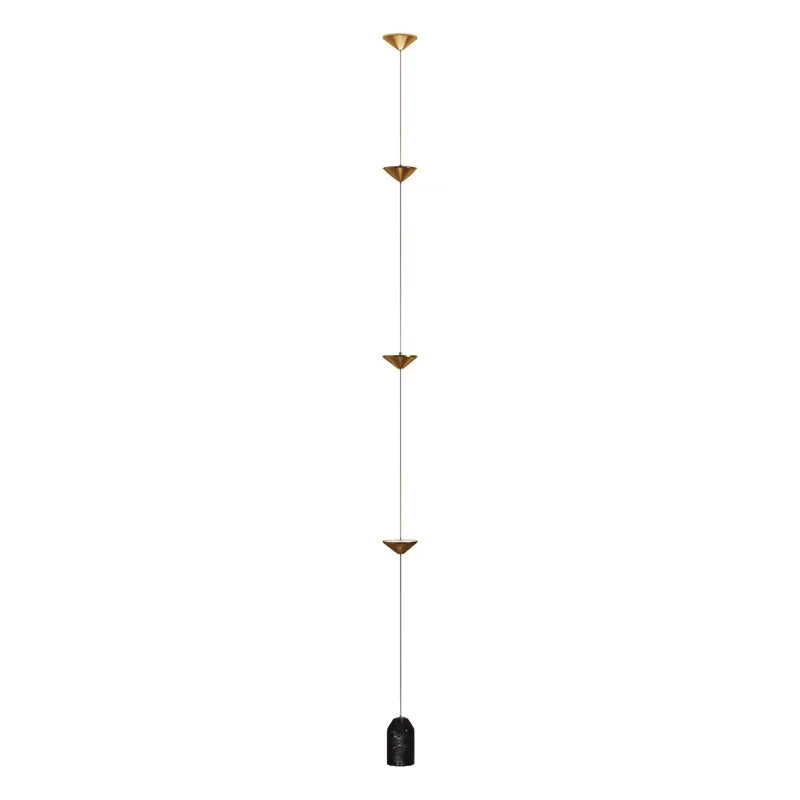 DecorBites™ Cone Design Art Iron Hanging Cable Floor Lamp