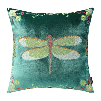 DecorBites™ Bee Embroidery Cushion Cover - Exquisite Animal Design for Sofa Decor