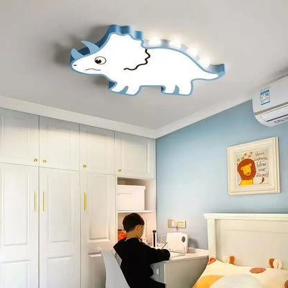 DecorBites™ Kids Room Ceiling Lamp Full Spectrum Eye Protection Cream Wind Airplane Light