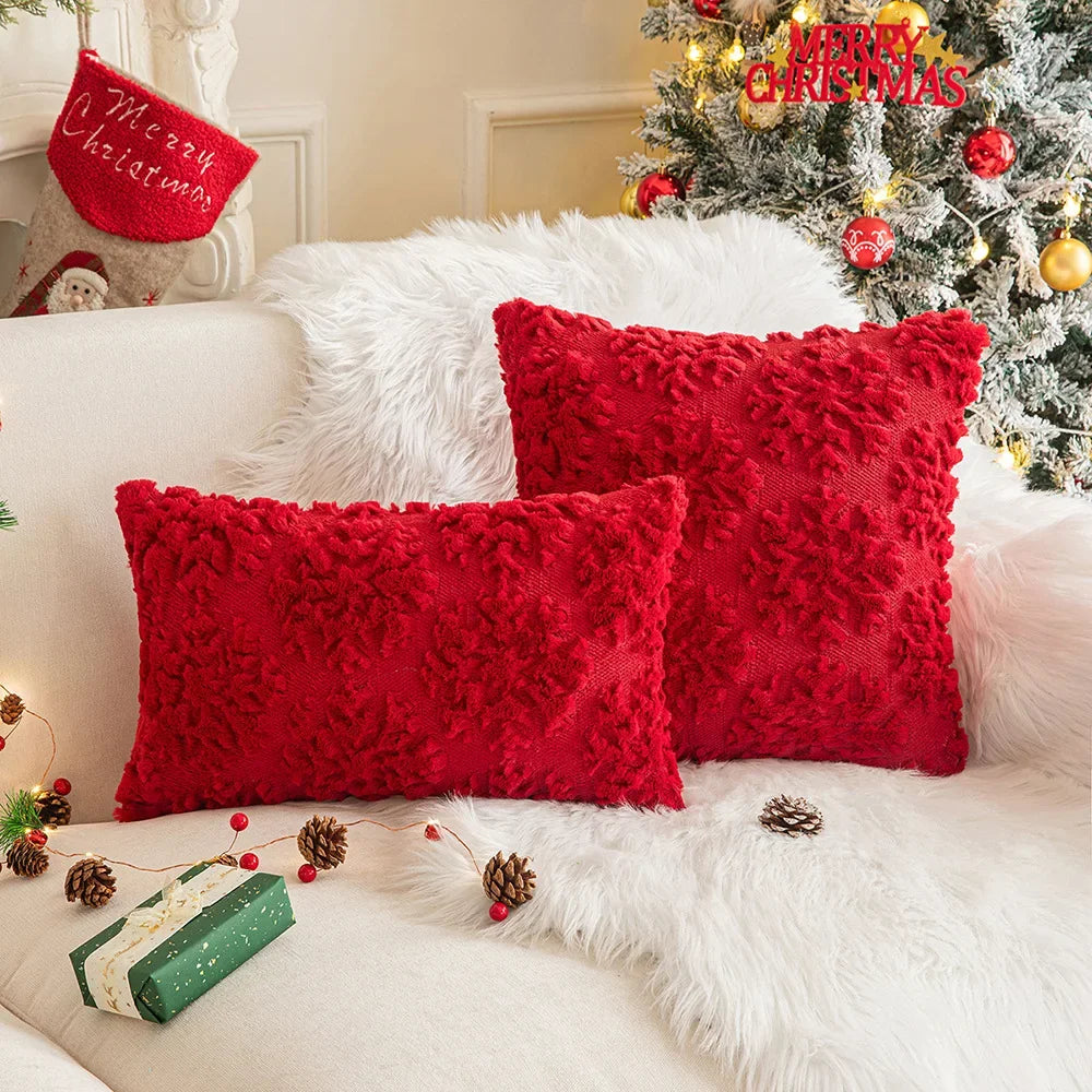 DecorBites™ Christmas Plush Pillow Case Set - Festive Holiday Sofa Decor, 2023