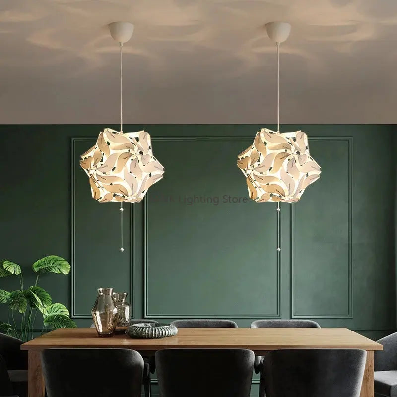 ™ Luxe Bauhinia Chandelier: Elegant LED Decor for Store, Bedroom & More