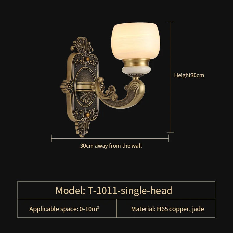DecorBites™ Jade Chandelier: Stylish Chinese Zen Living Room Lamp for Duplex Building by Guangdong Zhongshan