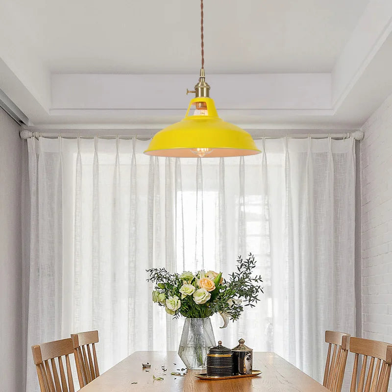DecorBites™ Blue Iron Art LED Pendant Light, Nordic Modern Style for Home and Commercial Spaces