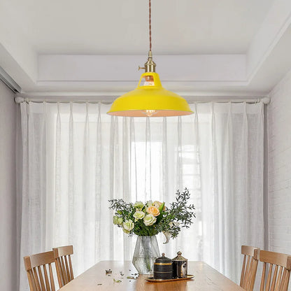 DecorBites™ Blue Iron Art LED Pendant Light, Nordic Modern Style for Home and Commercial Spaces