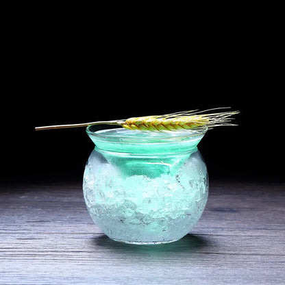 DecorBites™ 150ml Stemless Martini Chiller Ball Base Cocktail Glass Cup