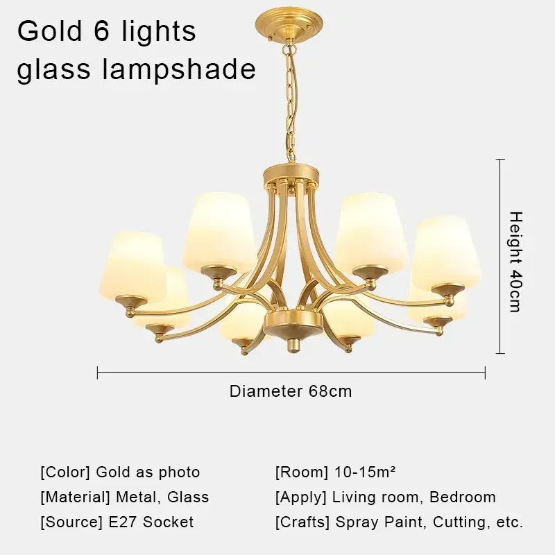 DecorBites™ Crystal Chandelier Ceiling Lights for Modern Living Spaces