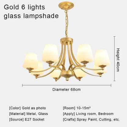 DecorBites™ Crystal Chandelier Ceiling Lights for Modern Living Spaces
